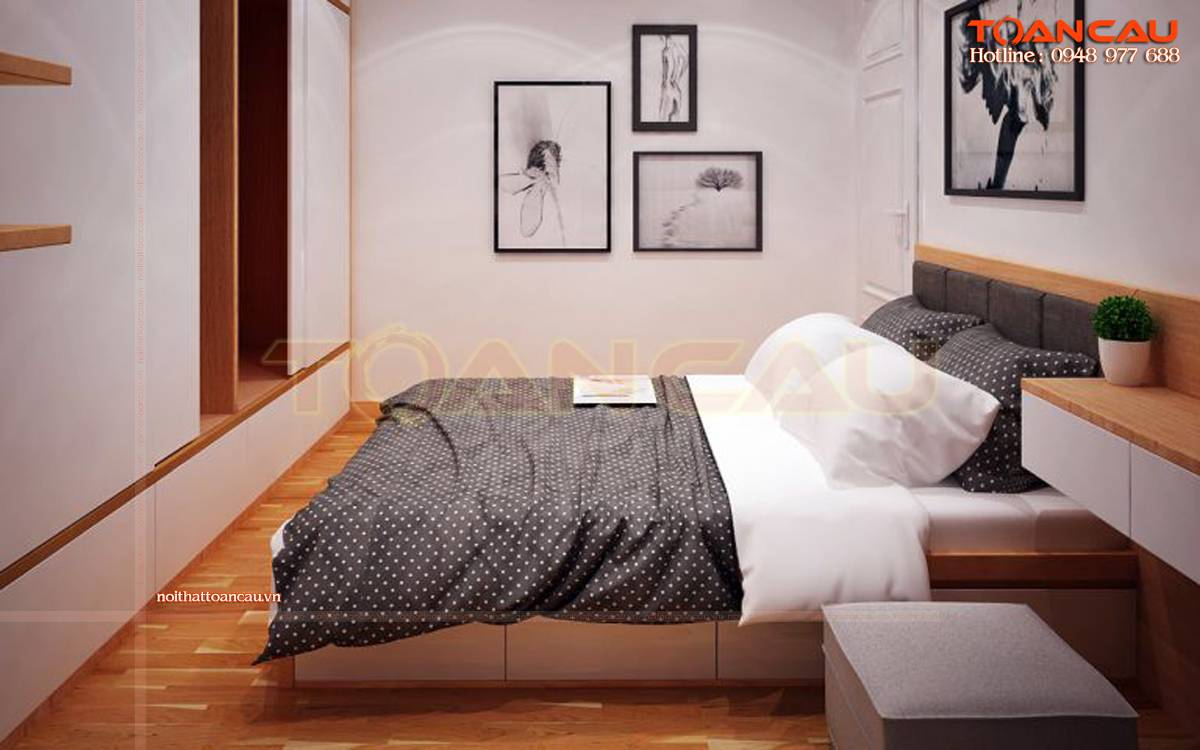 20 mẫu thiết kế phòng ngủ nhỏ 10m2 thoải mái và tiện nghi